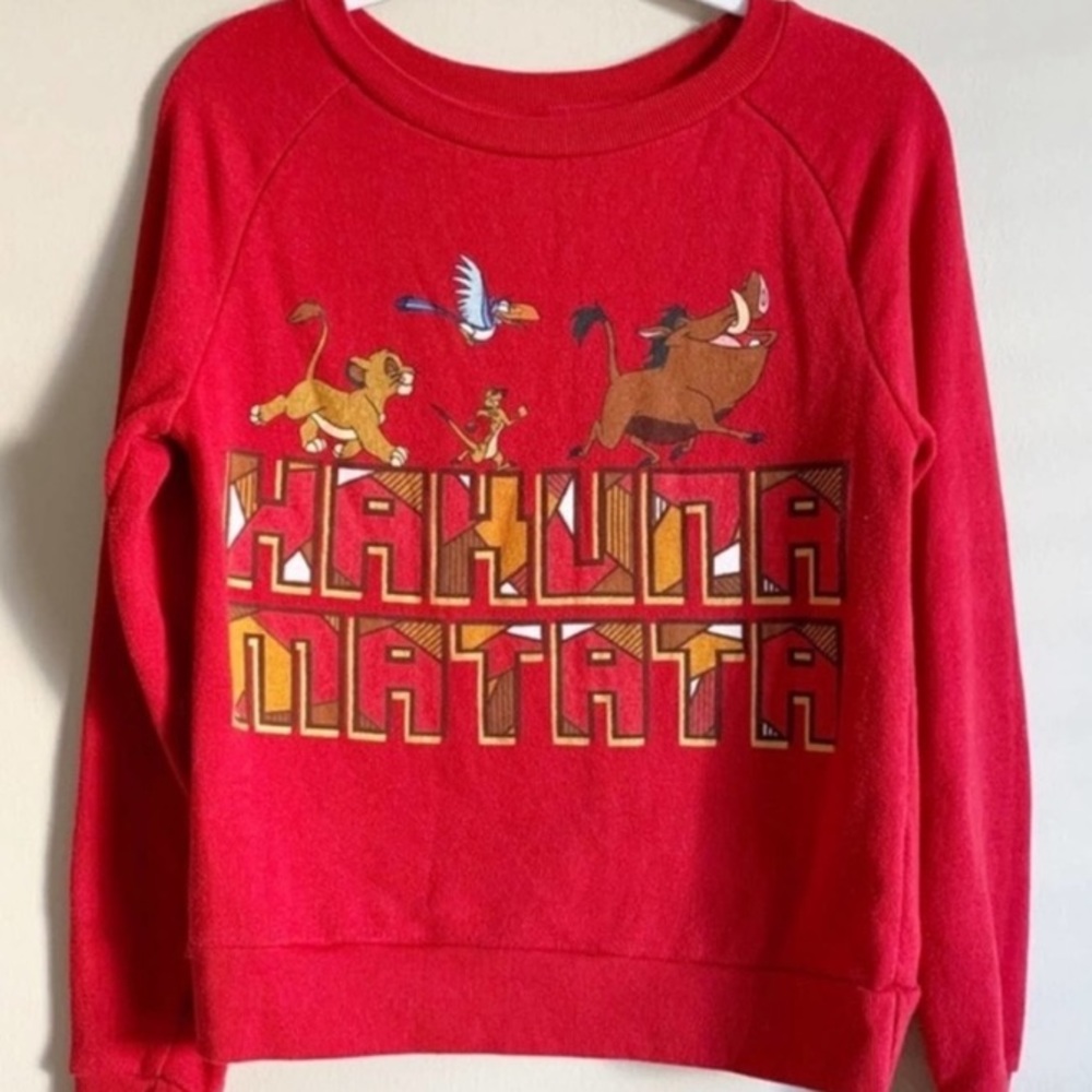 DISNEY / vintage Lion King crewneck pullover